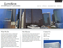 Tablet Screenshot of lonestarnewmarkets.com